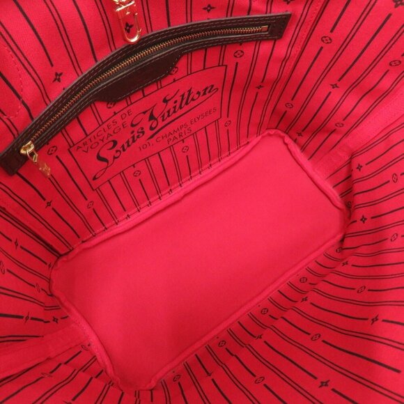 LOUIS VUITTON Brown Damier Neverfull MM Tote Bag - Picture 8 of 10